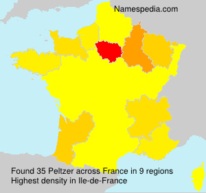 Surname Peltzer in France Surname Peltzer in France