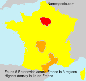 Surname Peranovich in France Surname Peranovich in France