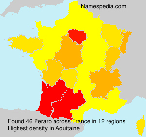 Surname Peraro in France Surname Peraro in France