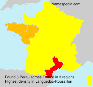 Surname Perau in France Surname Perau in France