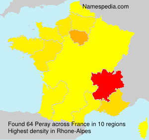 Surname Peray in France Surname Peray in France