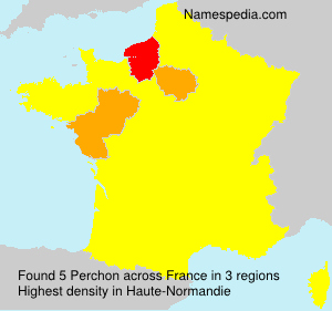 Surname Perchon in France Surname Perchon in France