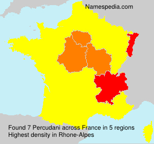 Surname Percudani in France Surname Percudani in France