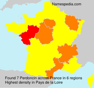 Surname Perdoncin in France Surname Perdoncin in France