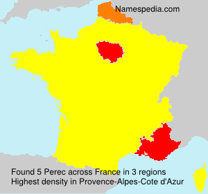 Surname Perec in France Surname Perec in France