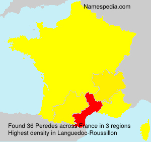 Surname Peredes in France Surname Peredes in France