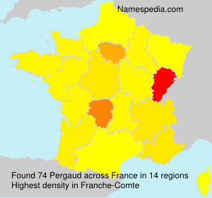 Surname Pergaud in France Surname Pergaud in France