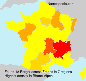 Surname Perger in France Surname Perger in France