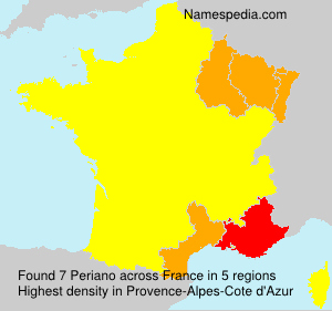 Surname Periano in France Surname Periano in France