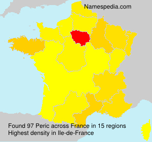 Surname Peric in France Surname Peric in France