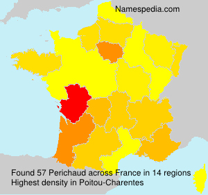 Surname Perichaud in France Surname Perichaud in France