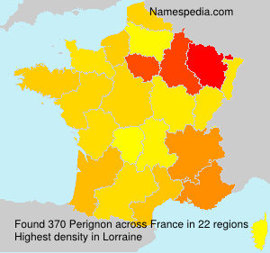 Surname Perignon in France Surname Perignon in France