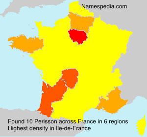 Surname Perisson in France Surname Perisson in France