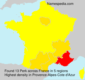 Surname Perk in France Surname Perk in France
