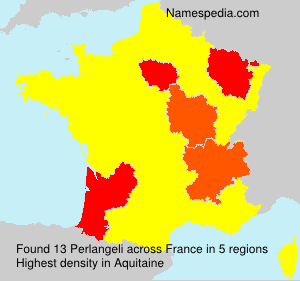 Surname Perlangeli in France Surname Perlangeli in France