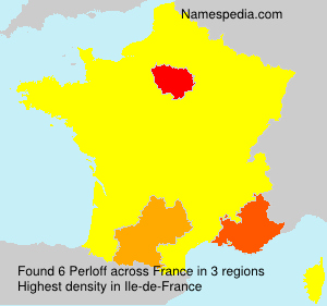 Surname Perloff in France Surname Perloff in France