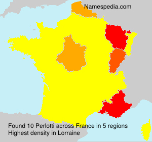Surname Perlotti in France Surname Perlotti in France