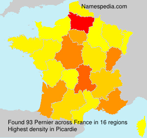 Surname Pernier in France Surname Pernier in France