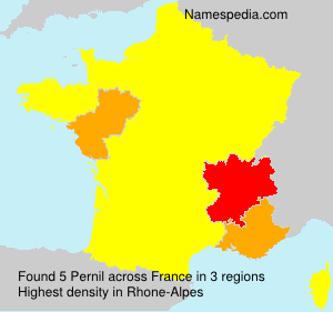 Surname Pernil in France Surname Pernil in France
