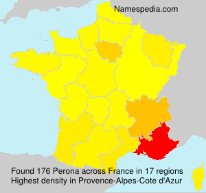 Surname Perona in France Surname Perona in France