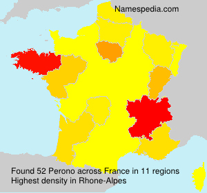 Surname Perono in France Surname Perono in France