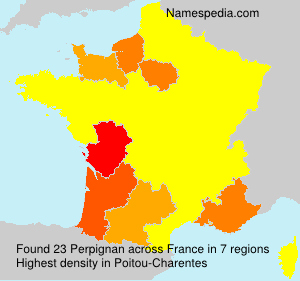Surname Perpignan in France Surname Perpignan in France