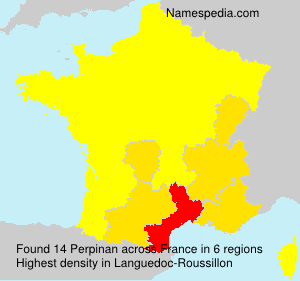 Surname Perpinan in France