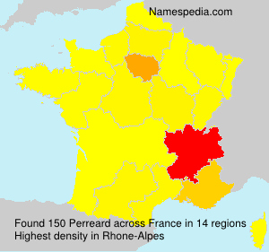 Surname Perreard in France Surname Perreard in France