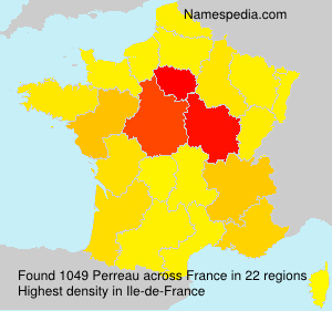 Surname Perreau in France Surname Perreau in France