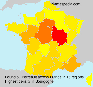 Surname Perreault in France Surname Perreault in France