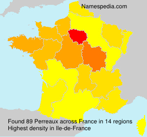 Surname Perreaux in France Surname Perreaux in France
