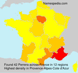 Surname Perrera in France Surname Perrera in France
