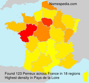 Surname Perreux in France Surname Perreux in France