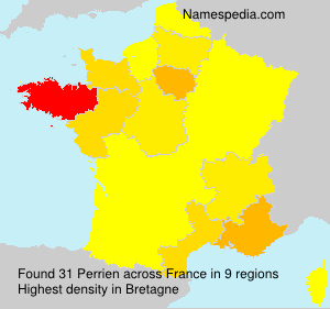 Surname Perrien in France Surname Perrien in France