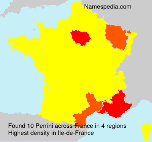 Surname Perrini in France Surname Perrini in France