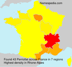 Surname Perriollat in France Surname Perriollat in France