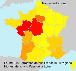 Surname Perrochon in France Surname Perrochon in France
