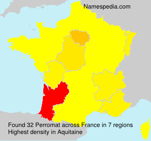 Surname Perromat in France Surname Perromat in France