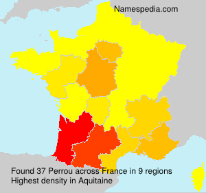 Surname Perrou in France Surname Perrou in France