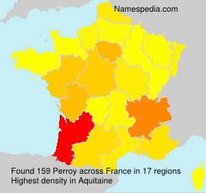 Surname Perroy in France Surname Perroy in France