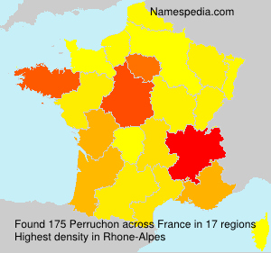 Surname Perruchon in France Surname Perruchon in France