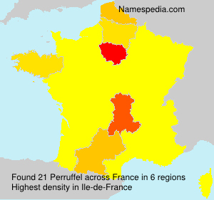 Surname Perruffel in France Surname Perruffel in France