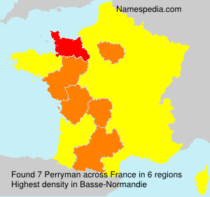 Surname Perryman in France Surname Perryman in France