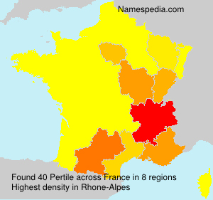 Surname Pertile in France Surname Pertile in France