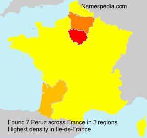 Surname Peruz in France Surname Peruz in France