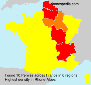 Surname Perwez in France Surname Perwez in France