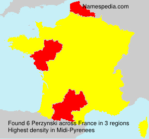 Surname Perzynski in France Surname Perzynski in France