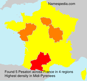 Surname Pesatori in France Surname Pesatori in France