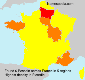 Surname Pessein in France Surname Pessein in France
