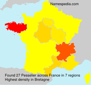 Surname Pesselier in France Surname Pesselier in France